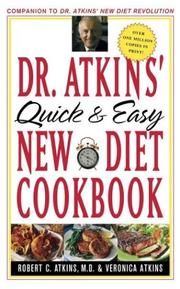 Front cover of Dr. Atkins' quick and easy new diet cookbook by Atkins, Robert C.