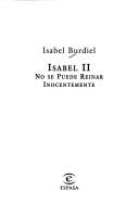 Cover of Isabel II by Isabel Burdiel