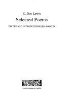 Cover of Selected poems by Cecil Day-Lewis