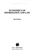 Front cover of Economics of information and law by Ejan Mackaay