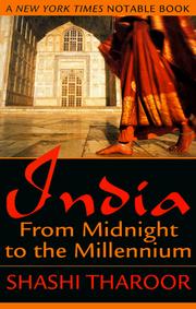 Cover of India by Shashi Tharoor