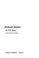 Cover of Richard Mather of Dorchester by B. R. Burg