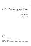 Front cover of The psychology of music by Diana Deutsch