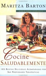 Cover of Cocine saludablemente by Maritza Barton