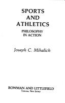 Front cover of Sports and athletics by Joseph C. Mihalich