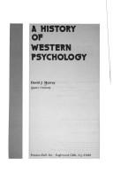 Cover of A history of Western psychology by David J. Murray