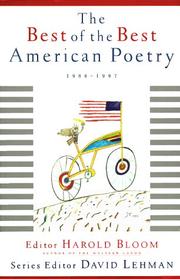 Front cover of The Best of the Best American Poetry by Harold Bloom