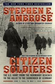 Cover of Citizen Soldiers by Stephen E. Ambrose