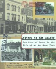 Front cover of Letters to the editor by Gerard Stropnicky
