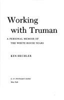 Cover of Working with Truman by Ken Hechler