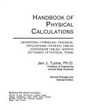 Front cover of Handbook of physical calculations by Jan J. Tuma
