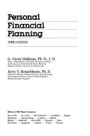 Front cover of Personal financial planning by G. Victor Hallman