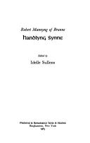 Cover of Handlyng synne by Robert Mannyng