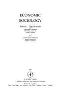 Front cover of Economic sociology by Arthur L. Stinchcombe