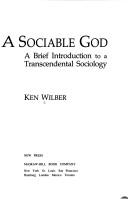 Cover of A sociable God by Ken Wilber