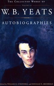 Cover of Autobiographies by William Butler Yeats