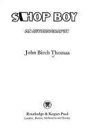 Cover of Shop boy by John Birch Thomas