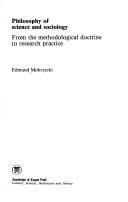 Front cover of Philosophy of science and sociology by Edmund Mokrzycki