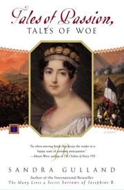 Cover of Tales of passion, tales of woe by Sandra Gulland
