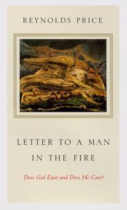 Cover of Letter to a man in the fire by Reynolds Price