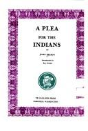Cover of A plea for the Indians by John Beeson