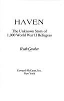 Cover of Haven by Ruth Gruber