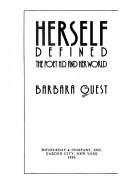 Cover of Herself defined by Barbara Guest