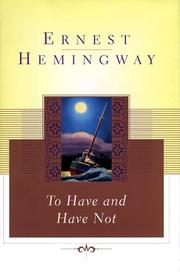 Front cover of To Have and Have Not by Ernest Hemingway