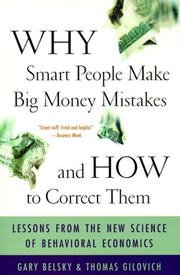 Front cover of Why Smart People Make Big Money Mistakes - And How to Correct Them by Gary Belsky