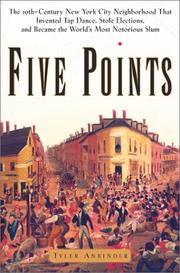 Cover of Five Points by Tyler Anbinder