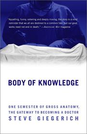 Front cover of Body of Knowledge by Steven Giegerich