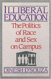 Cover of Illiberal Education by Dinesh D'Souza