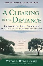 Cover of A clearing in the distance by Witold Rybczynski