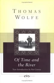 Cover of Of time and the river by Thomas Wolfe