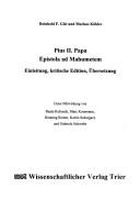 Cover of Epistola ad Mahumetem by Pius II Pope