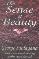Cover of The sense of beauty by George Santayana