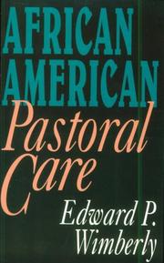 Cover of African American pastoral care by Edward P. Wimberly