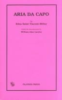 Cover of Aria da capo by Edna St. Vincent Millay