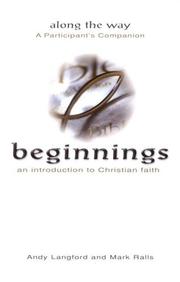 Cover of Beginnings Along the Way by Andy Langford