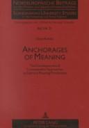 Front cover of Anchorages of meaning by Urpo Kovala