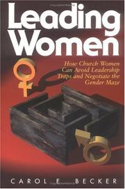 Cover of Leading women by Carol E. Becker