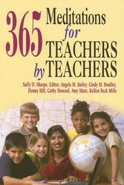 Front cover of 365 meditations for teachers by teachers by Sally D. Sharpe