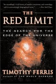 Cover of The red limit by Timothy Ferris