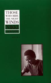 Front cover of Those Who Ride the Night Winds by Nikki Giovanni