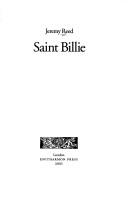 Front cover of Saint Billie by Jeremy Reed