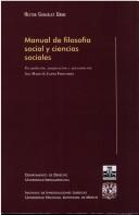 Front cover of Manual de filosofía social y ciencias sociales by Héctor González Uribe