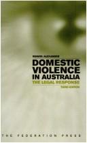 Cover of Domestic violence in Australia by Renata Alexander