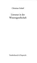 Cover of Literatur in der Wissensgesellschaft by Christian Schärf