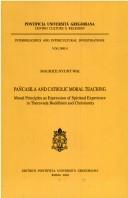Front cover of Pañcasila and Catholic moral teaching by Maurice Nyunt Wai