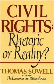 Cover of Civil rights by Thomas Sowell